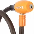 zámek MAX1 lanko 800x12mm oranžový