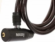 zámek MAX1 1200x8mm spirála černý
