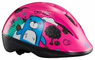 MERIDA - Přilba dětská BEAR pink/light blue 47-53cm