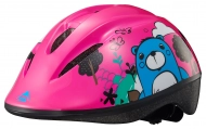 MERIDA - Přilba dětská BEAR pink/light blue 47-53cm