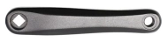 pravá klika pro BAFANG 4hran 170 mm černá