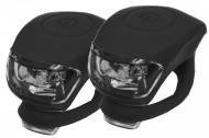 sada silikonových blikaček MAXBIKE JY-267, černé